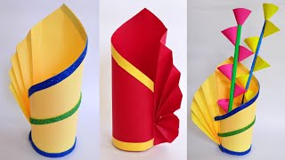 DIY Paper Guldasta Kagaj ka guldasta गुलदस्ता Guldasta banane ka tarika Easy Paper Craft Flower [upl. by Yesrod701]