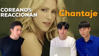 COREANOS REACCIONAN A ‘Chantaje’  Shakira [upl. by Ameen]