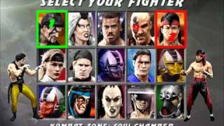 Mortal Kombat 3 UMK3  Character Select [upl. by Hirai365]