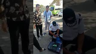 An Indian tourist family caught with stolen goods from Hotel in Bali [upl. by Yroj]