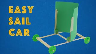 Young Engineers WindPowered Sail Car  Easy DIY STEM Activity for Kids [upl. by Hacceber422]