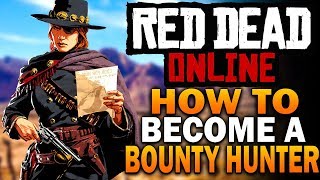 How To Become A Bounty Hunter Red Dead Online Frontier Pursuits Update RDR2 [upl. by Lari]