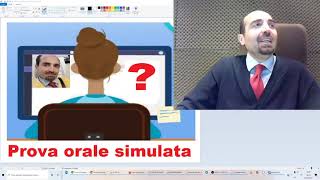 Prova orale del concorso simulato  diretta Youtube PARTE 1 632021 [upl. by Binette977]