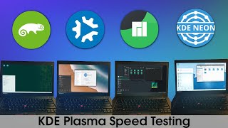 Manjaro vs KDE Neon vs Kubuntu vs OpenSUSE  KDE Plasma Speed Test [upl. by Anires]