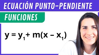 ECUACIÓN PUNTOPENDIENTE 📉 Funciones [upl. by Dloreg79]