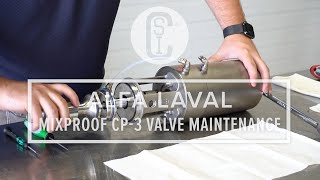 Alfa Laval Mixproof CP3 Valve Maintenance [upl. by Magee706]