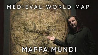 Medieval world map Mappa Mundi what does it show We get close up to this national treasure [upl. by Chapell]