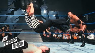 When referees fight back  WWE Top 10 [upl. by Yort41]