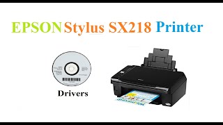 Epson stylus sx218  Driver [upl. by Elleinwad]