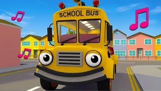 The Wheels on the Bus Go Round and Round Song  Geckos Garage  Nursery Rhymes amp Kids Songs [upl. by China]