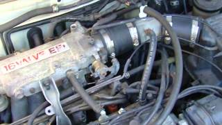 9194 Tercel 3EE To 5EFE Engine Swap Toyota Upgrade [upl. by Jeritah]