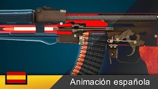 ¿Cómo funciona un AK47  Avtomat Kalashnikova [upl. by Lathe]