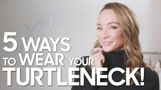 5 Ways to Wear Your Turtleneck [upl. by Emmalynne]