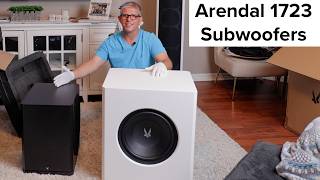 Arendal 1723 1S and 1V Subwoofers Unboxing and Overview [upl. by Israel]