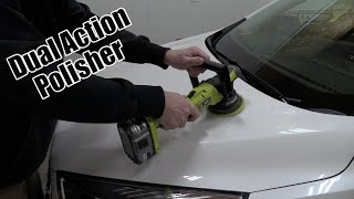 Ryobi 18V ONE 5quot Variable Speed Dual Action Polisher Review Model  PBF100B [upl. by Gillan573]