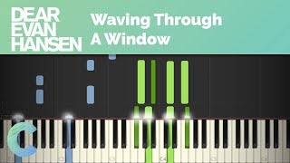 Dear Evan Hansen  Waving Through A Window Piano Tutorial [upl. by Johiah]