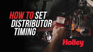 How To Set Timing Ignition Timing With A Distributor [upl. by Qifahs]