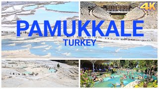 PAMUKKALE  TURKEY 4K [upl. by Nadya]