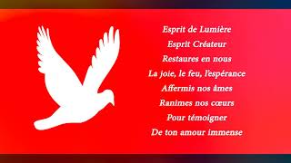 Esprit de Lumière Esprit Créateur  Chant de lEmmanuel  Sylioxx Lyrics [upl. by Enogitna999]