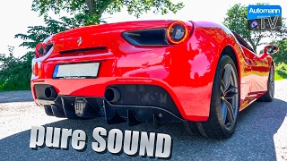 Ferrari 488 Spider 670hp  pure SOUND 60FPS [upl. by Ennyletak]