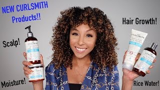 NEW Curlsmith Products for Hair Growth amp Scalp Relief  BiancaReneeToday [upl. by Aliehs]