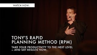 Tony Robbins Rapid Planning Method [upl. by Atirec577]