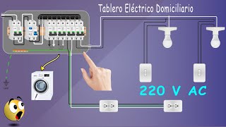 TABLERO ELÉCTRICO DOMICILIARIO  EXPLICACIÓN PASO A PASO [upl. by Roseanne]