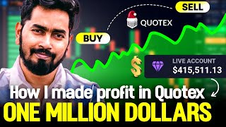 Quotex I How I made 1Million USD profit from Quotex in 2024  ​⁠tradinglegend 🧿🔥 [upl. by Aynotal90]