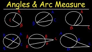 Circles Angle Measures Arcs Central amp Inscribed Angles Tangents Secants amp Chords  Geometry [upl. by Agathe]