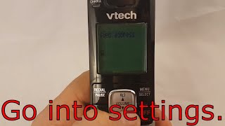 How To Deregister VTECH CS6719 Handset With Instruction [upl. by Belter]