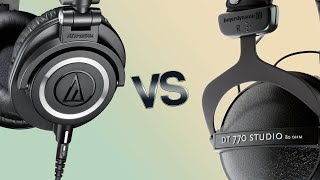 Headphones  How to choose  m50x vs DT770 [upl. by Ardnasella612]