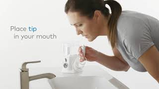 How to Use the Waterpik™ Nano Water Flosser WP310 [upl. by Llehsal256]