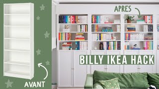 On fabrique une grande bibliothèque surmesure pour moins de 500€ 🛠 l BILLY IKEA HACK [upl. by Royd]