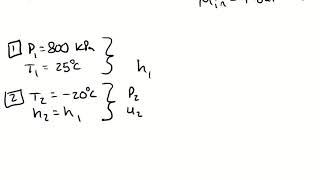 Open Systems Example Problem  Expansion Valve [upl. by Enaols]