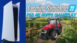 Farming Simulator 22  Ps5 4K 60FPS Gameplay [upl. by Aerdied]