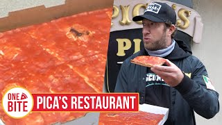 Barstool Pizza Review  Picas Restaurant Upper Darby PA [upl. by Zetrom182]