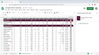 Google Sheets Checkbox  Apply Conditional Formatting across entire row [upl. by Fritzie162]