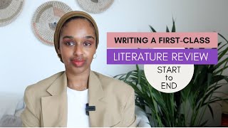 The Quickest Way To Write A First Class Literature Review  IN JUST 5 EASY STEPS [upl. by Alarick738]