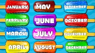 Months Of The Year Songs For Kids And children Preschool Videos For Baby [upl. by Folger]