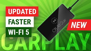 Updated CarPlay2Air Wireless Apple CarPlay Adapter with faster WiFi 5 Chipset  CPLAY2air Review [upl. by Raskind]