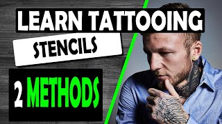 how to make a ✅ TATTOO STENCIL for beginners ✅ [upl. by Aikkan]