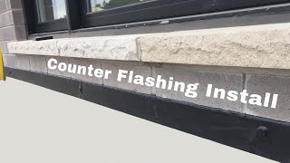 Roof Counter Flashing Install [upl. by Maitilde]