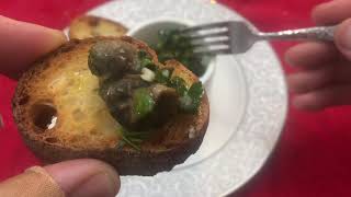 Maitre Jacques escargot Review  easy escargot in garlic butter recipe [upl. by Veriee]