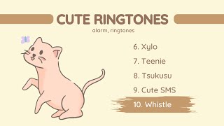 CUTE RINGTONES amp NOTIFICATION SOUNDS FREE  Zedge [upl. by Arndt]