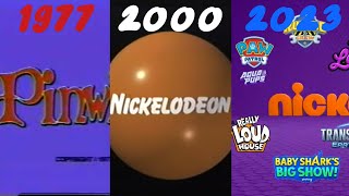 A Nickelodeon BumperIdent from Each Year 19772023 [upl. by Uhsoj]