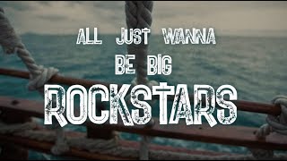 Nickelback  Rockstar Sea Shanty Lyric Video with The Lottery Winners [upl. by Tireb]