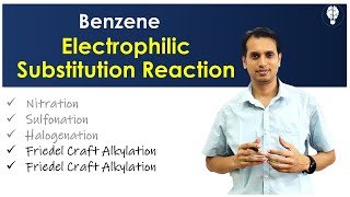 Benzene Part 7 Electrophilic Substitution Reactions  Friedel Crafts Alkylation and Acylation [upl. by Bricker]