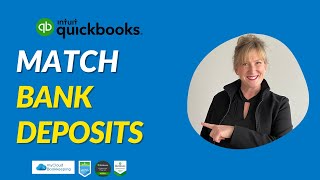 How to Match Bank Deposit Transactions in QuickBooks Online  My Cloud Bookkeeping [upl. by Gavan]