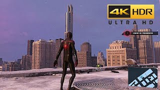 SpiderMan Miles Morales PS4 PRO 4K HDR Gameplay  2160p UHD [upl. by Tamberg]