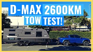 ISUZU DMAX 2600km Towing Test  2021 Isuzu DMAX XTerrain Build Series [upl. by Yerxa555]